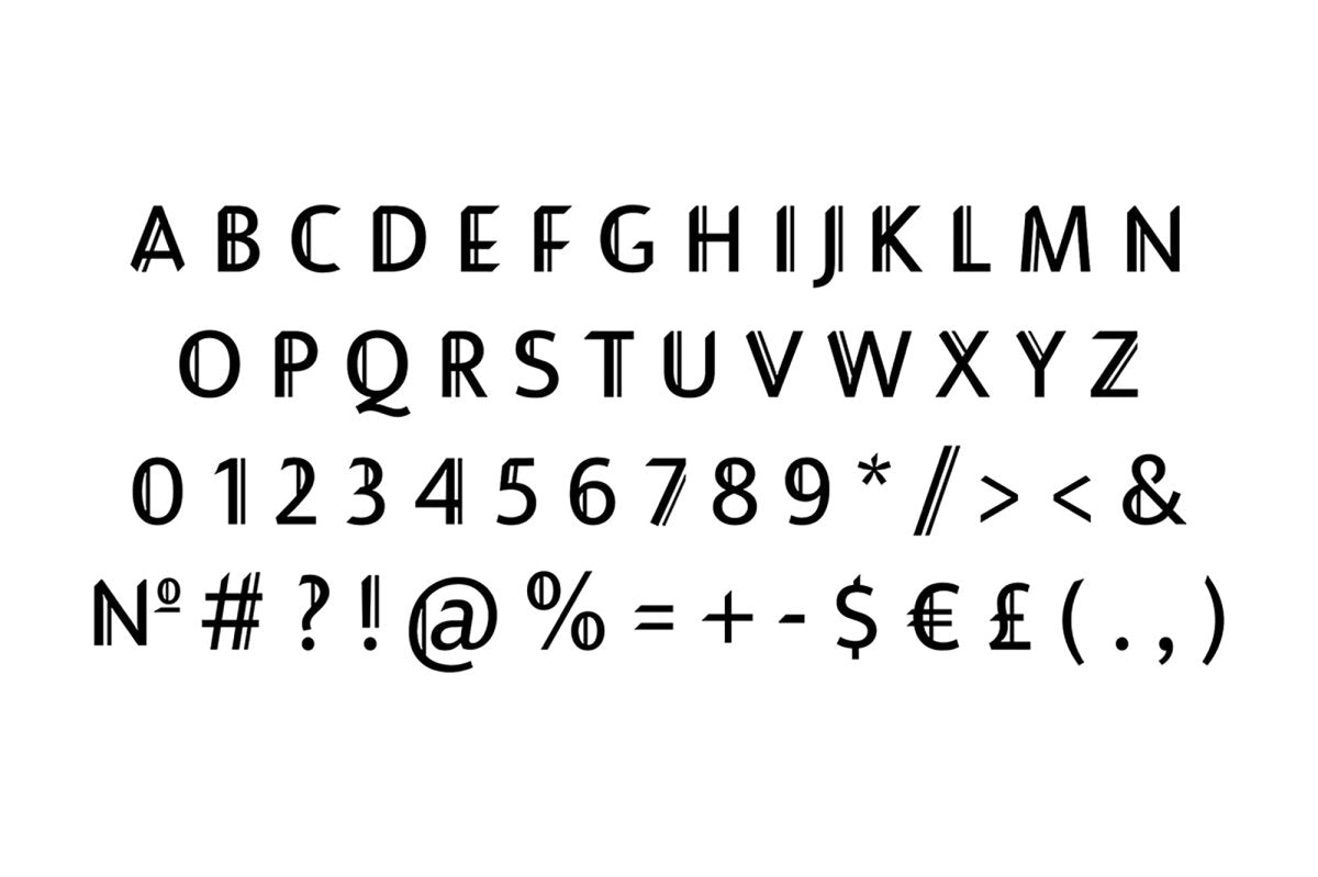 Sans serif alphabet bundle