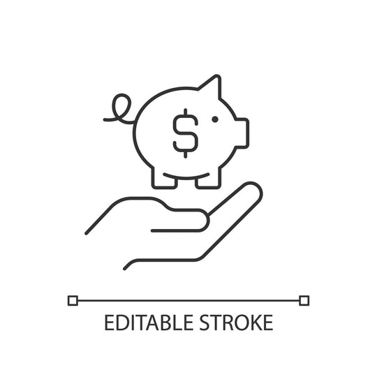 Saving linear icons set