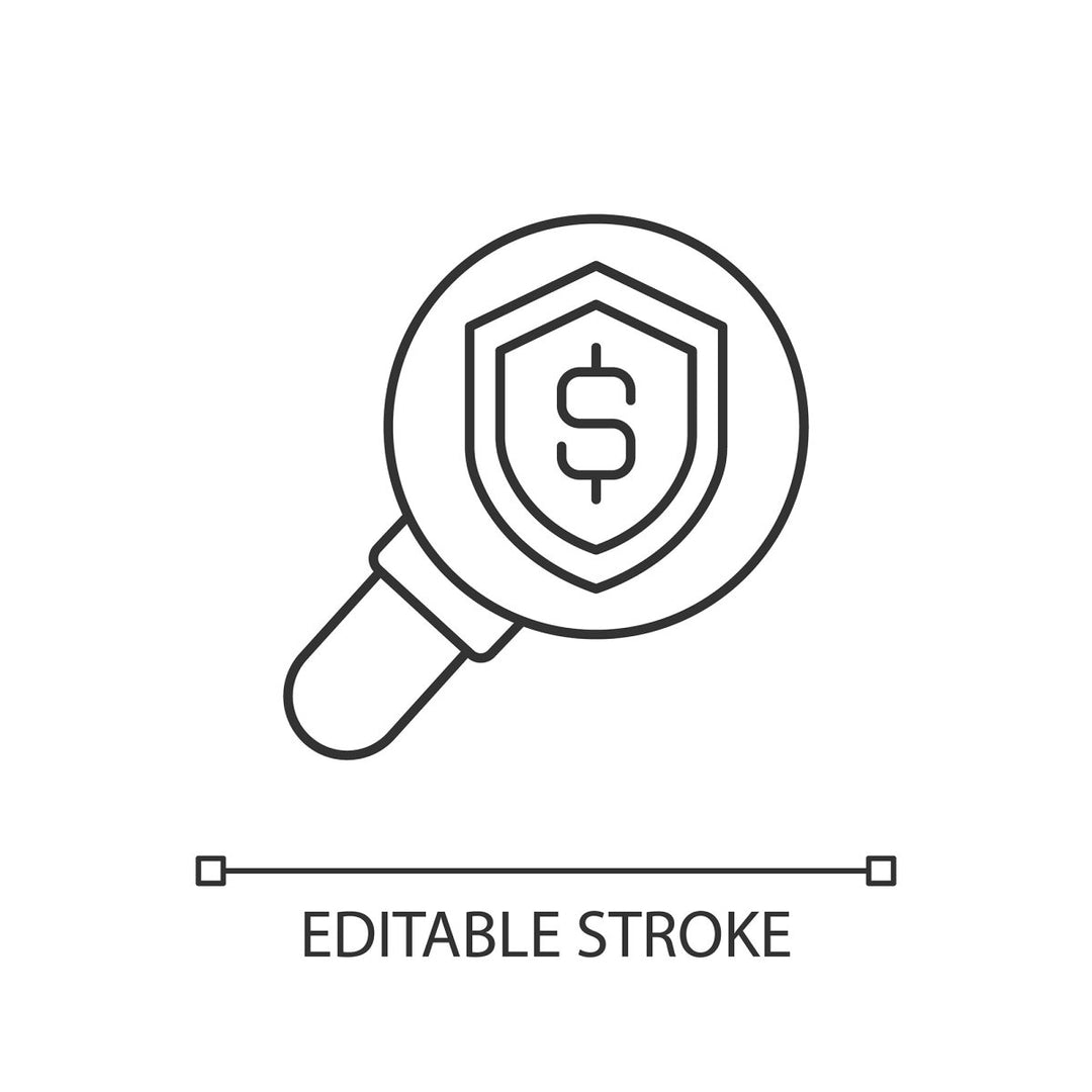 Saving linear icons set