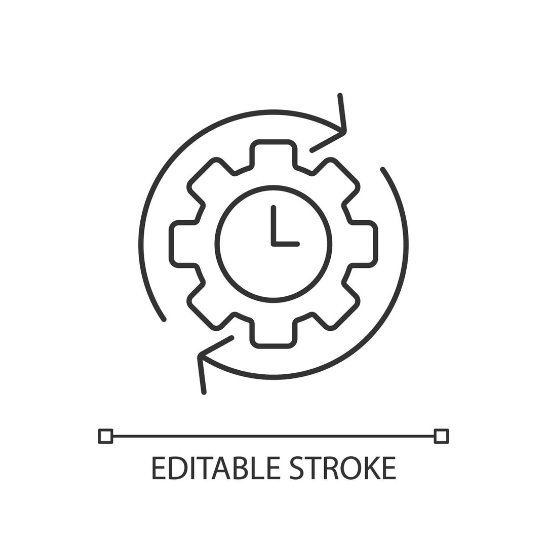 Saving linear icons set