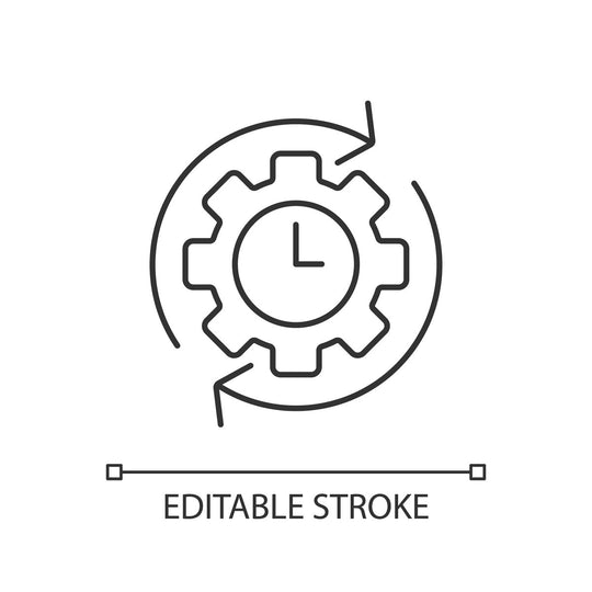 Saving linear icons set