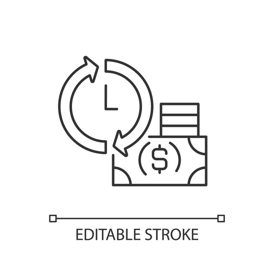 Saving linear icons set