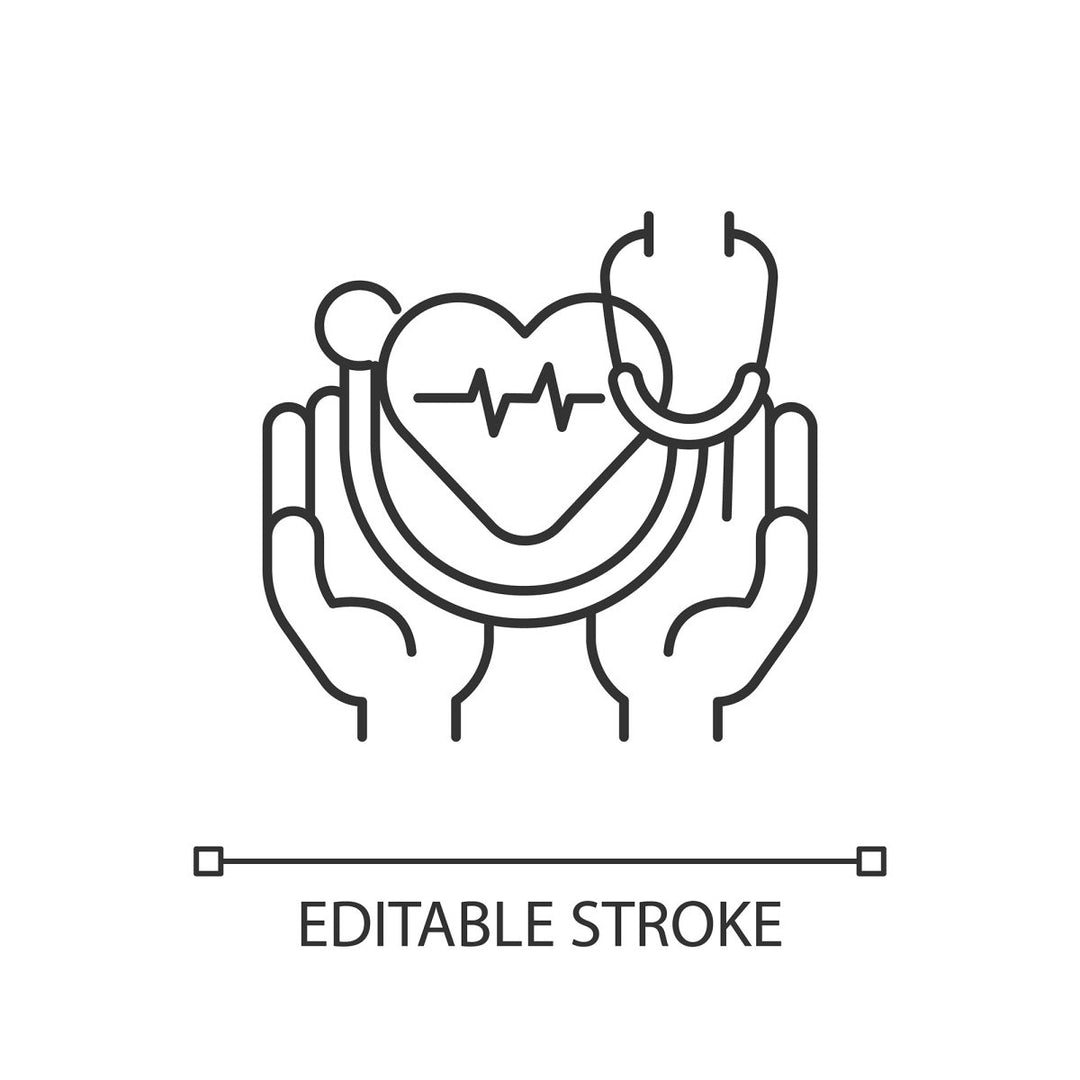 Saving linear icons set