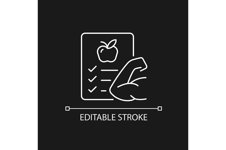 School subjects linear icons set for dark and light mode. Editable Stroke
