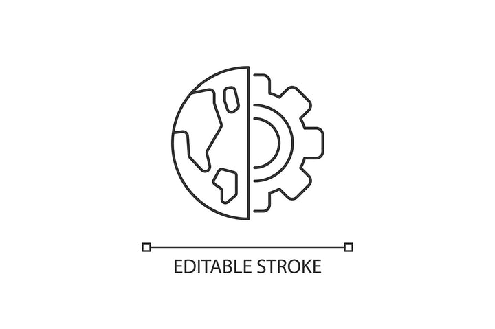 School subjects linear icons set for dark and light mode. Editable Stroke