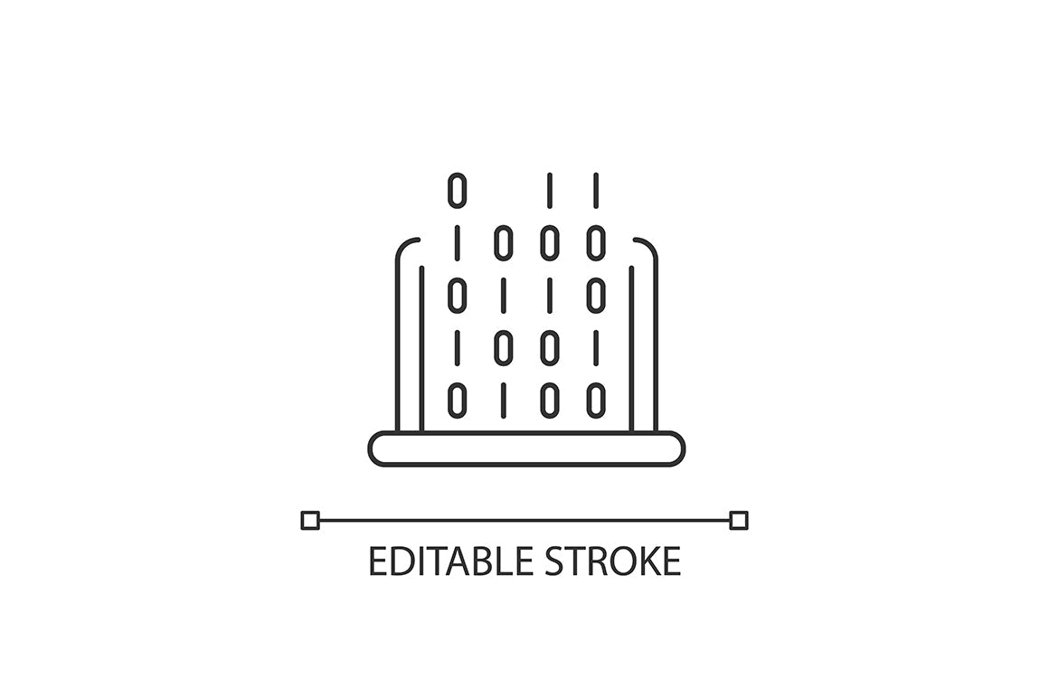 School subjects linear icons set for dark and light mode. Editable Stroke