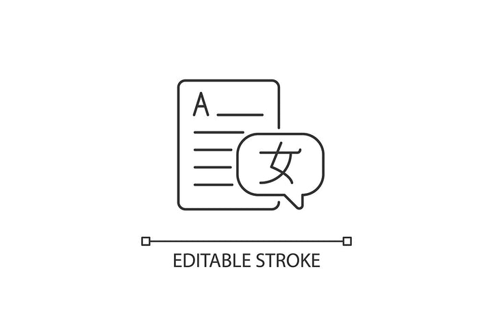 School subjects linear icons set for dark and light mode. Editable Stroke