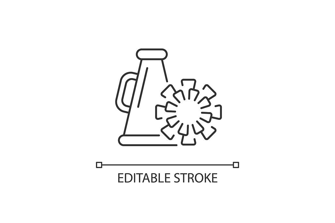 School subjects linear icons set for dark and light mode. Editable Stroke