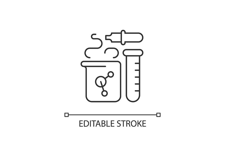 School subjects linear icons set for dark and light mode. Editable Stroke