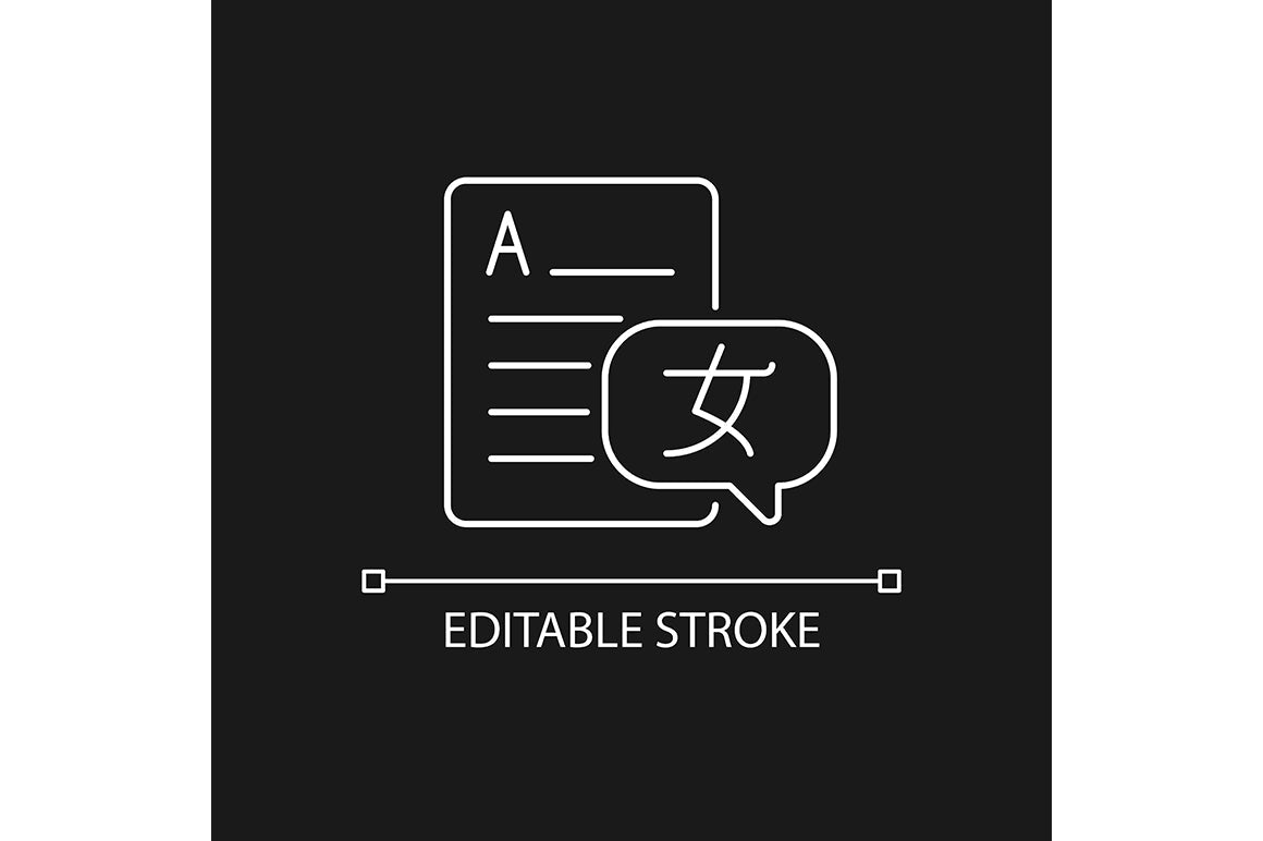 School subjects linear icons set for dark and light mode. Editable Stroke