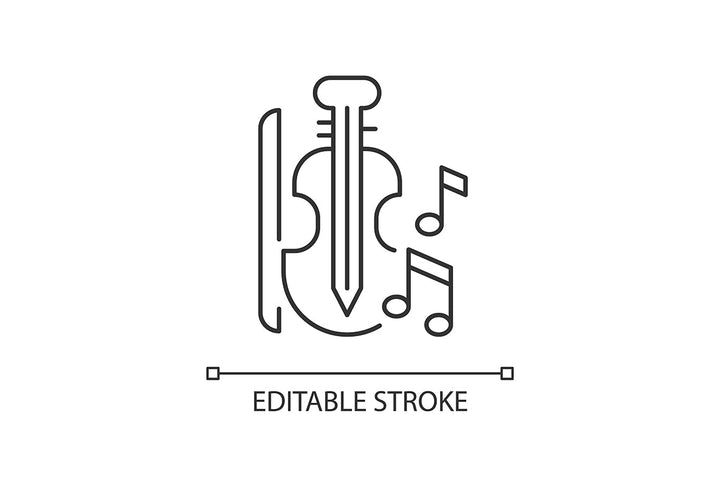 School subjects linear icons set for dark and light mode. Editable Stroke