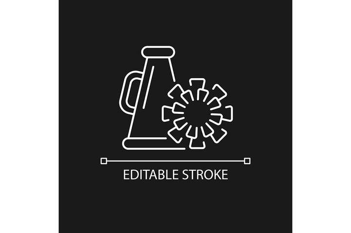 School subjects linear icons set for dark and light mode. Editable Stroke