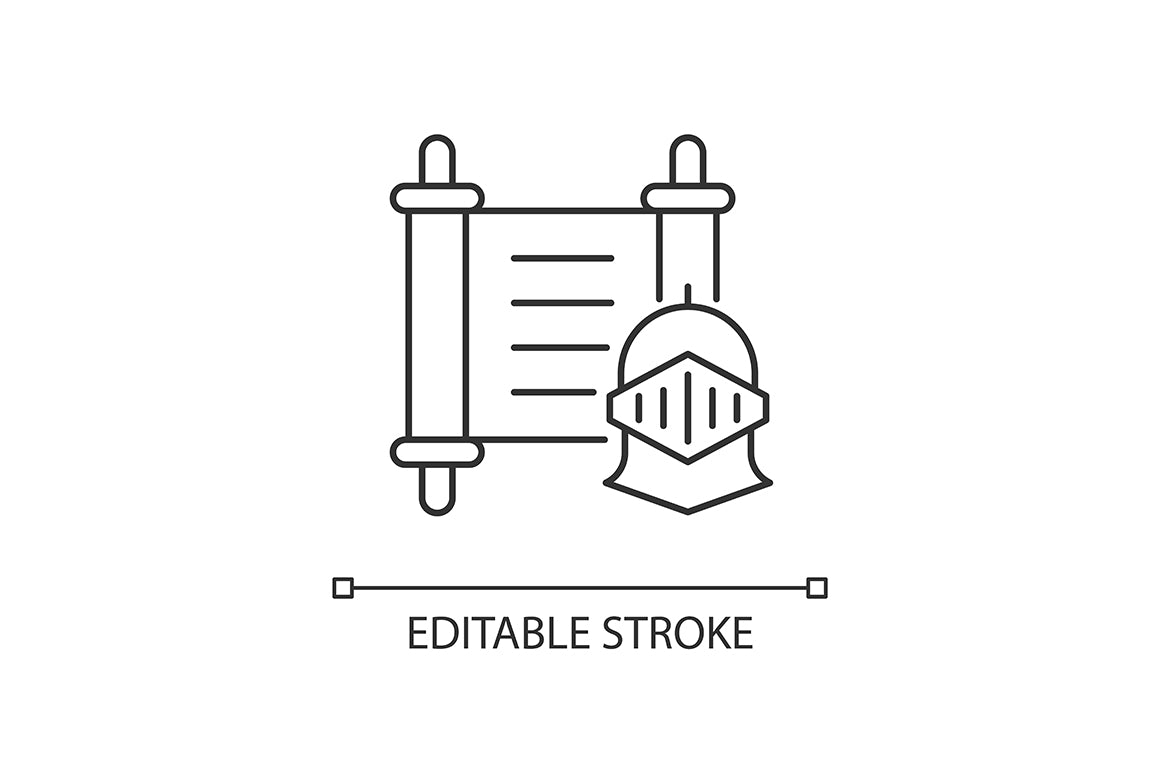 School subjects linear icons set for dark and light mode. Editable Stroke