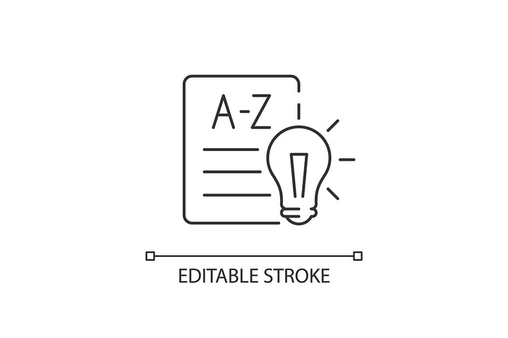School subjects linear icons set for dark and light mode. Editable Stroke