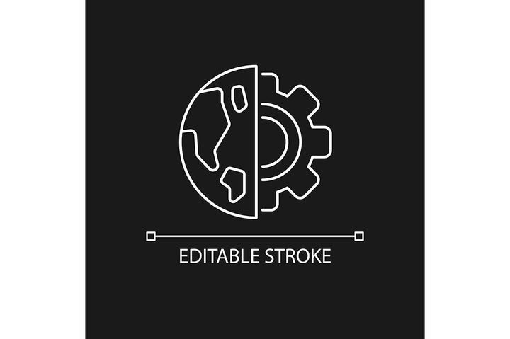 School subjects linear icons set for dark and light mode. Editable Stroke