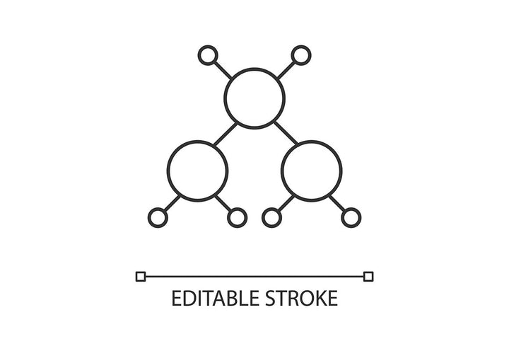 Science Experiment Linear Icons Set