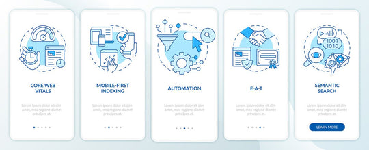 Search engine mobile app screen bundle