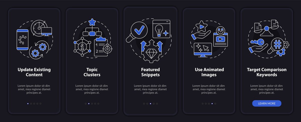 Search engine mobile app screen bundle