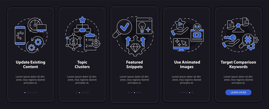 Search engine mobile app screen bundle