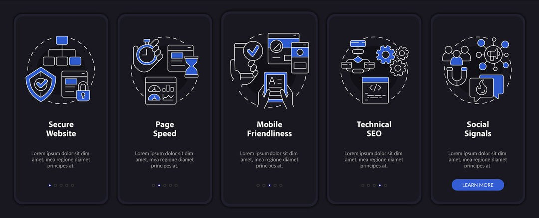 Search engine mobile app screen bundle
