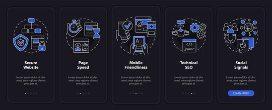 Search engine mobile app screen bundle
