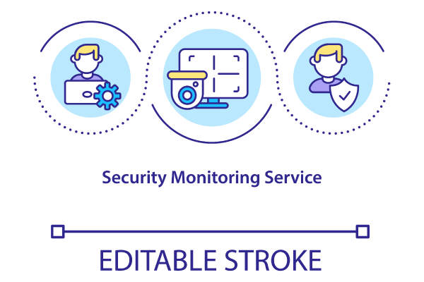 Security System Concept Icons Bundle