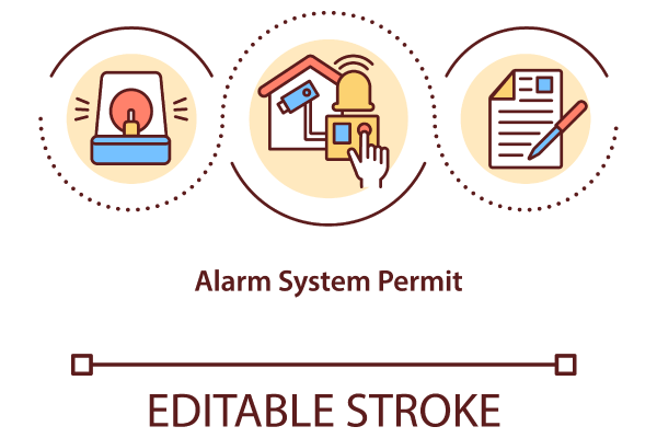 Security System Concept Icons Bundle