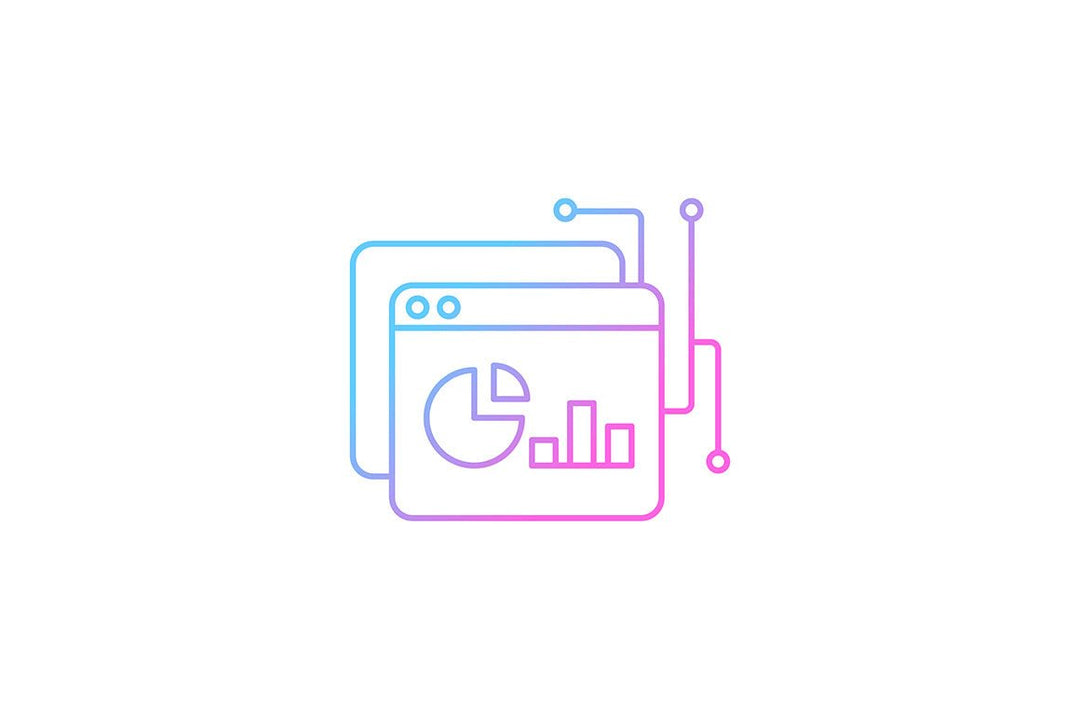 Sensitive information types gradient icons set for dark and light mode
