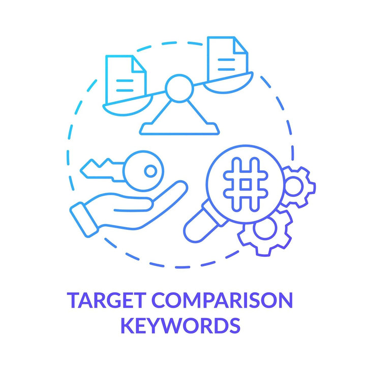 SEO optimization concept icons bundle