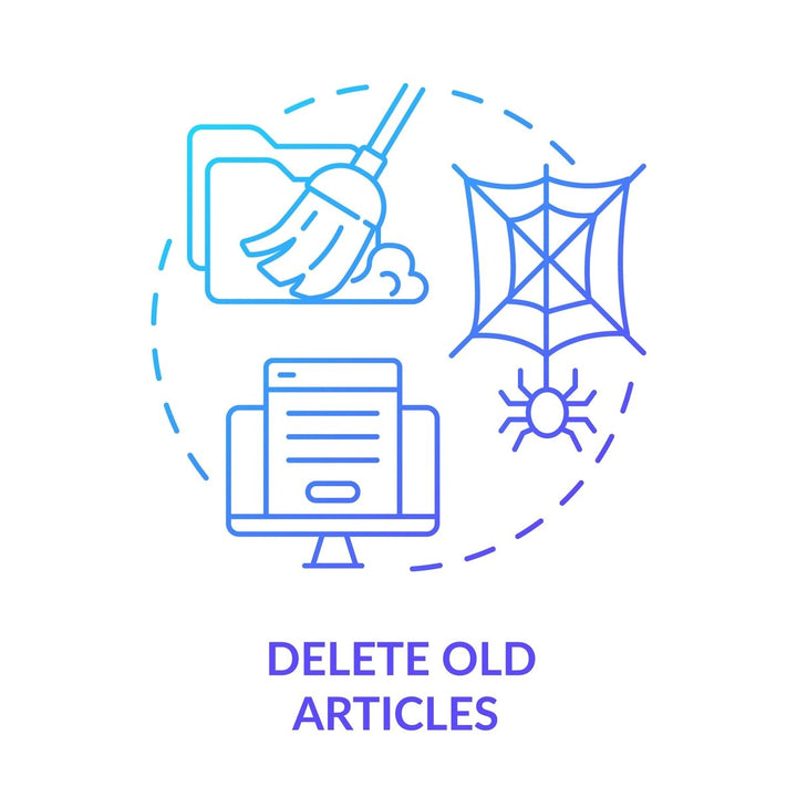 SEO optimization concept icons bundle