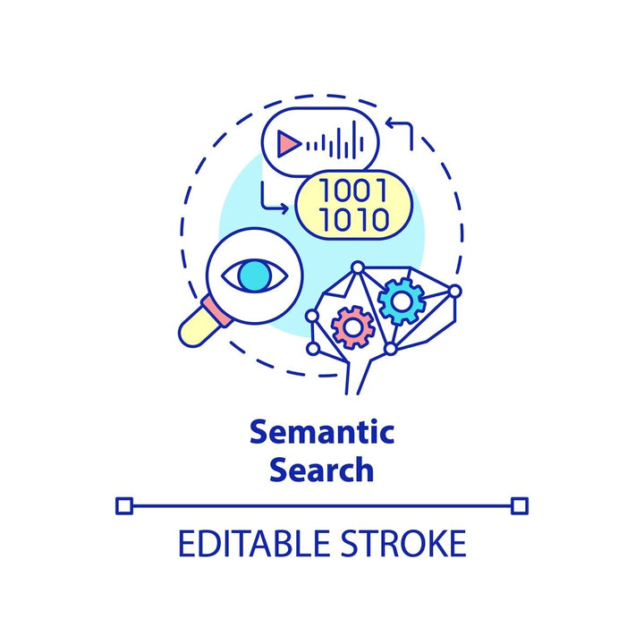 SEO optimization concept icons bundle