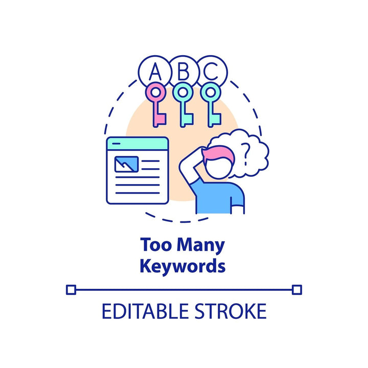 SEO optimization concept icons bundle