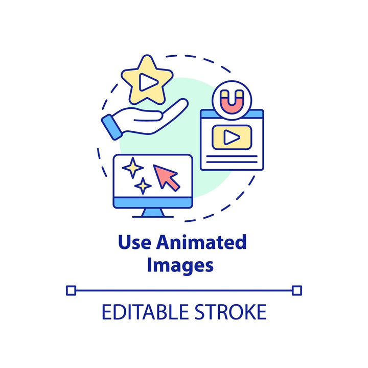 SEO optimization concept icons bundle