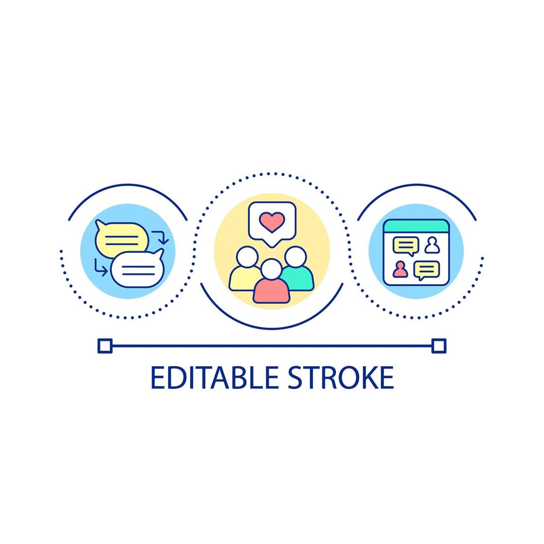 SEO optimization concept icons bundle