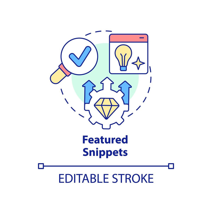 SEO optimization concept icons bundle