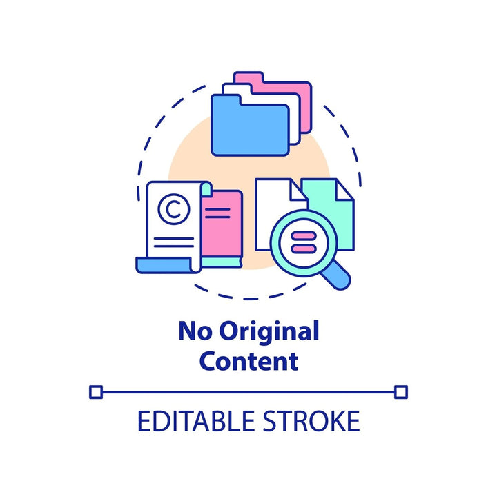 SEO optimization concept icons bundle