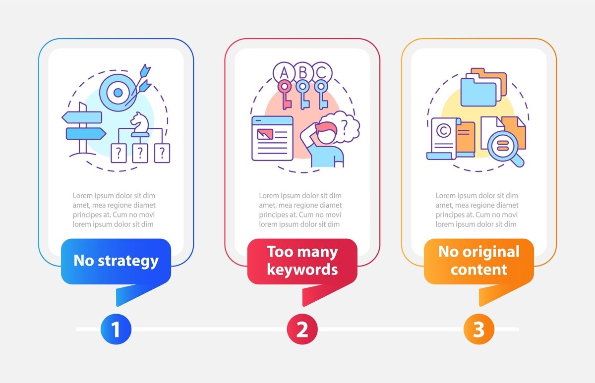 SEO optimization infographic template bundle