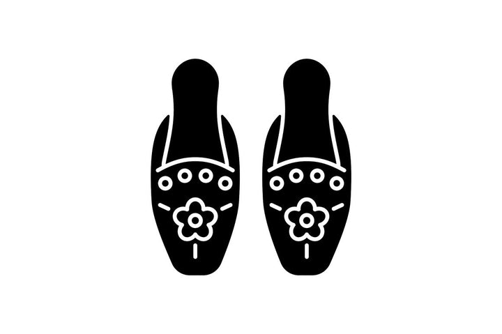 Singapore national symbols black glyph icons set