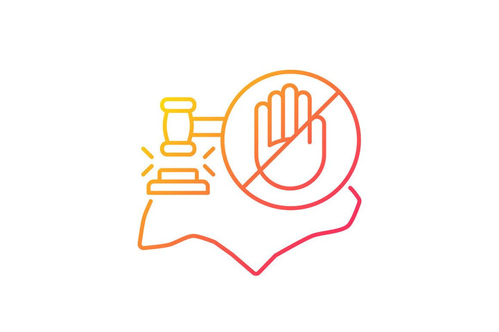 Singapore national symbols gradient icons set for dark and light mode
