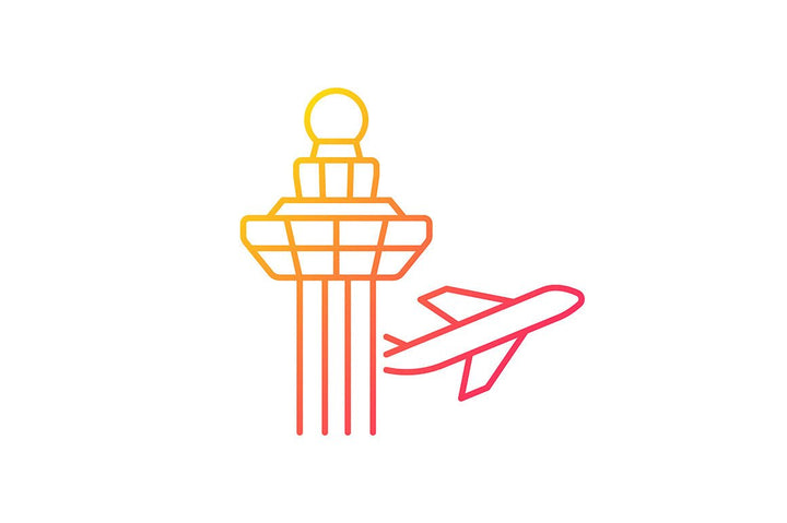 Singapore national symbols gradient icons set for dark and light mode