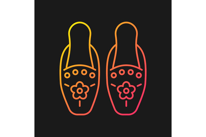 Singapore national symbols gradient icons set for dark and light mode