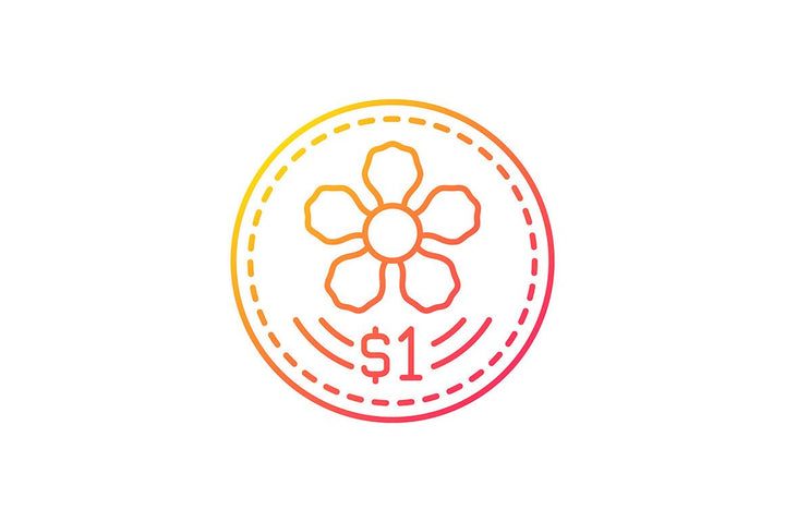 Singapore national symbols gradient icons set for dark and light mode