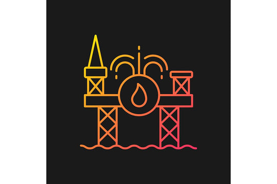 Singapore national symbols gradient icons set for dark and light mode