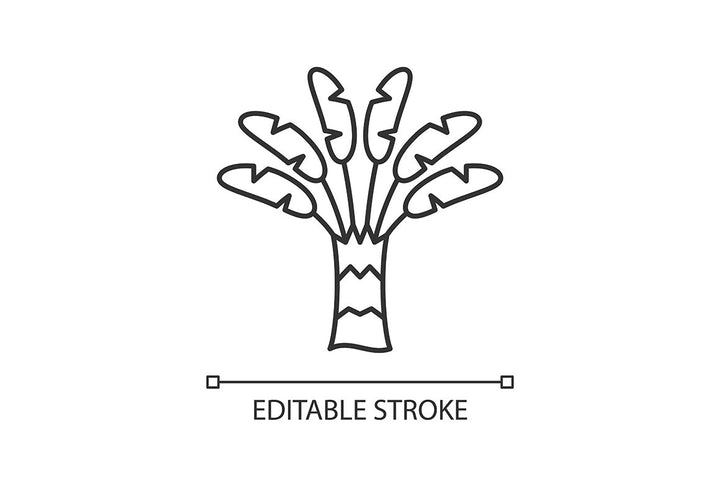 Singapore national symbols linear icons set for dark and light mode