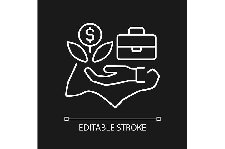 Singapore national symbols linear icons set for dark and light mode