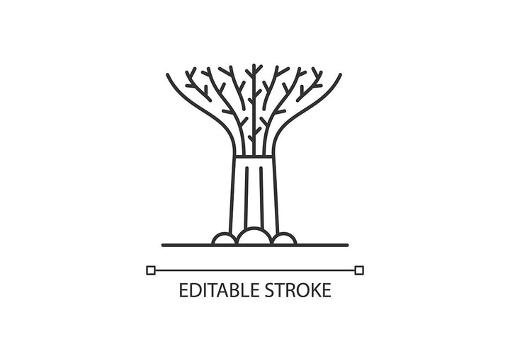 Singapore national symbols linear icons set for dark and light mode