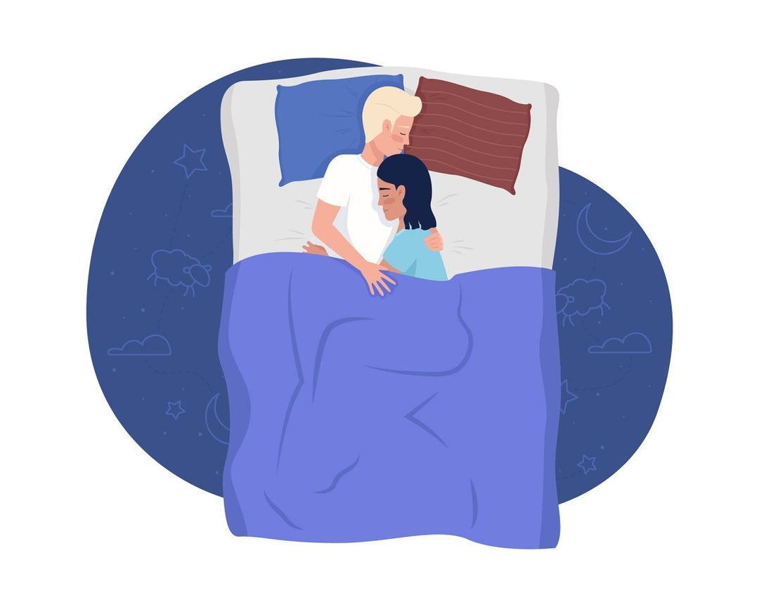 Sleeping people 2D vector isolated illustrations set