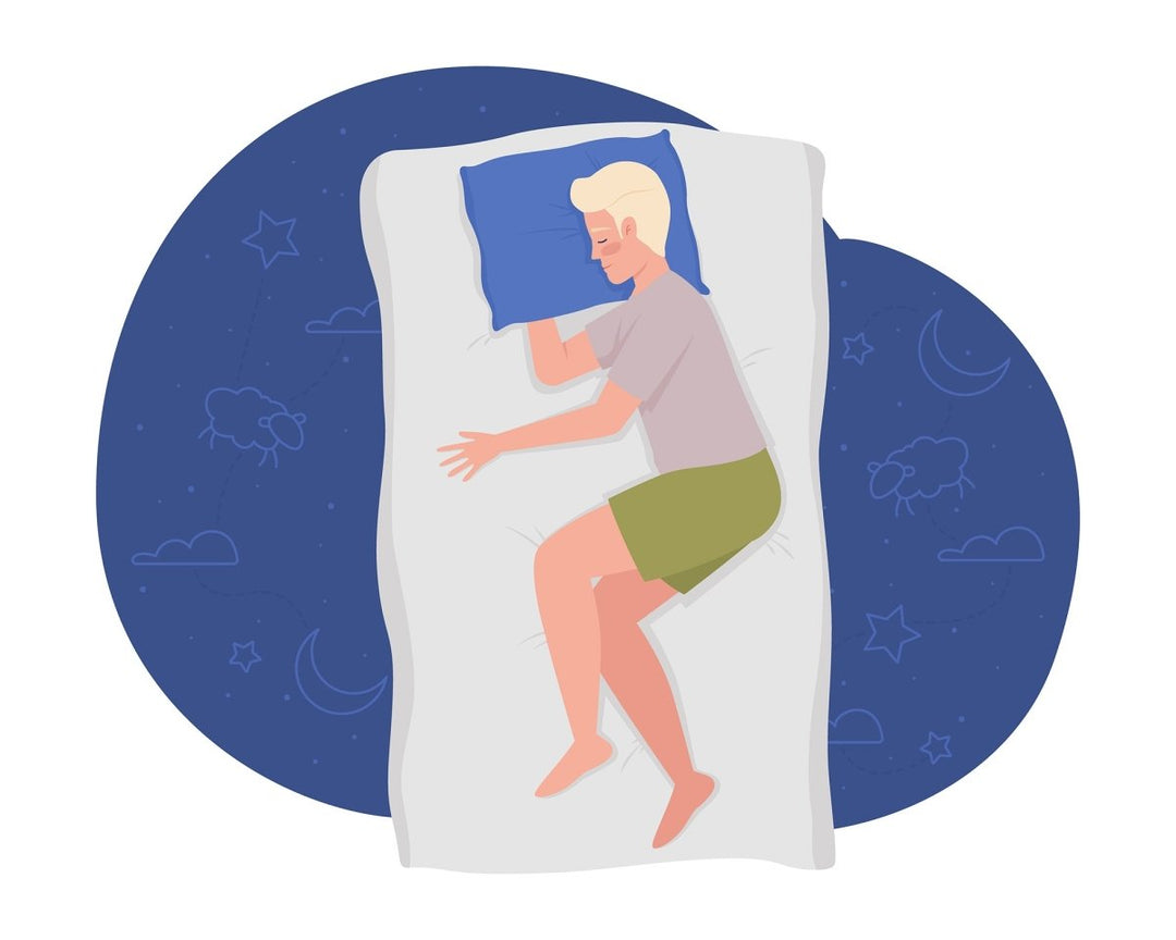 Sleeping people 2D vector isolated illustrations set