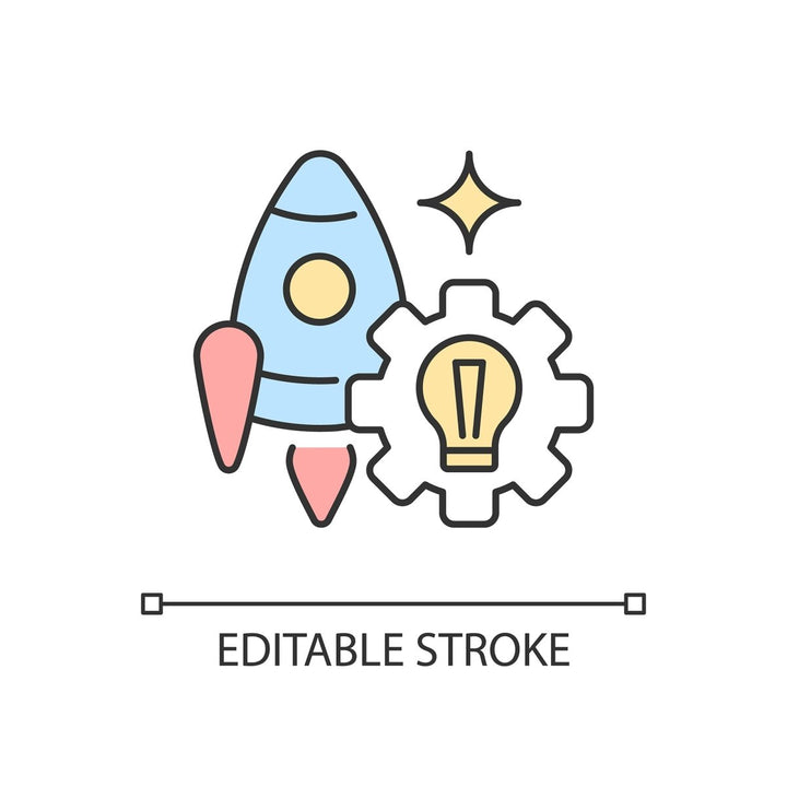 Small business incentives RGB color icons set