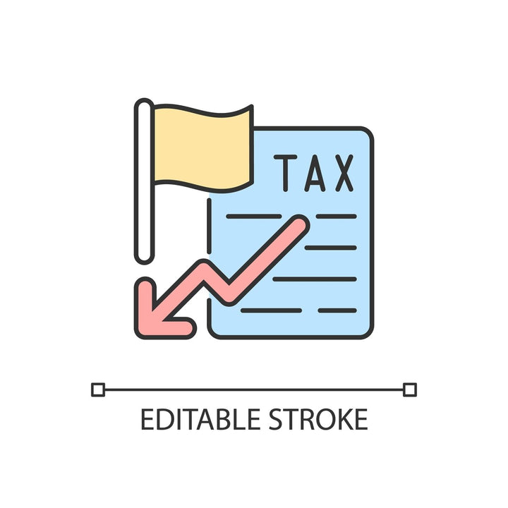 Small business incentives RGB color icons set